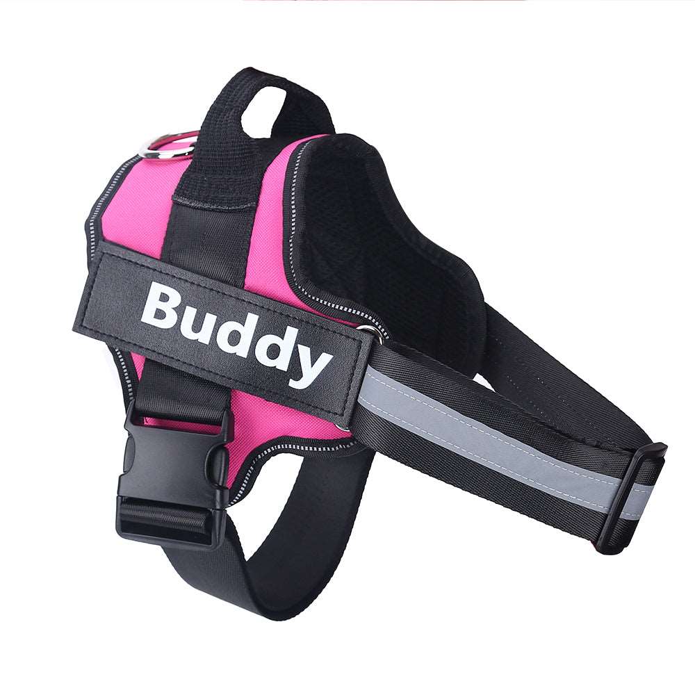 Personalisierbares Hundegeschirr in Pink