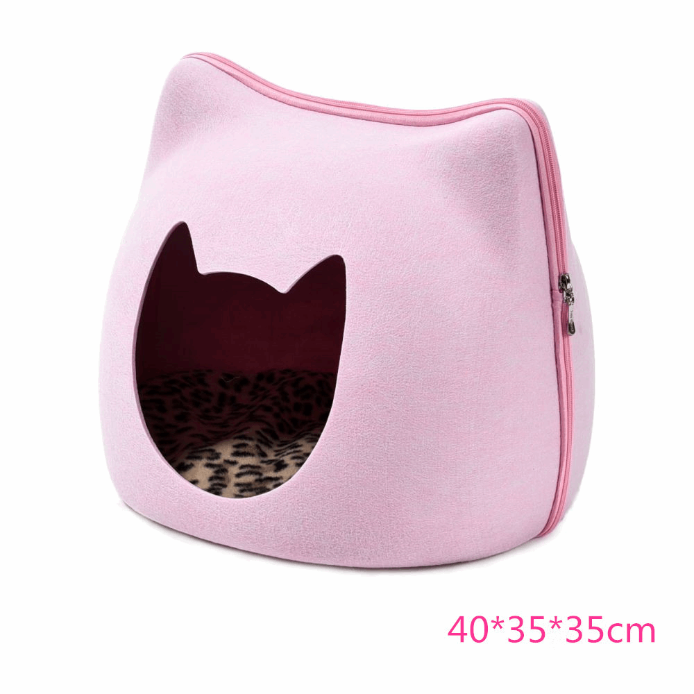 Filz Katzhöhle Katzenbett in pink