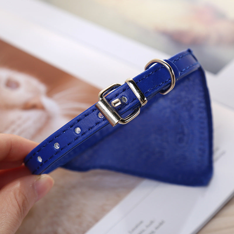 Hunde Bandana Halsband in Blau