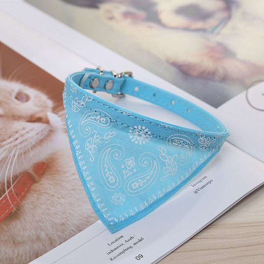 Hunde Bandana Halsband in Hellblau