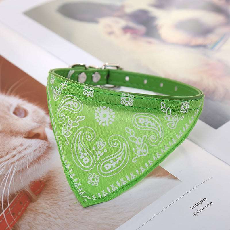 Hunde Bandana Halsband in Grün