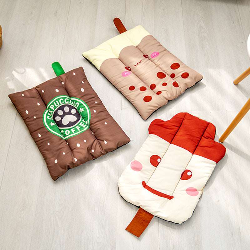 Kühlmatte in Coffee, Eis und Waffel Kawaii