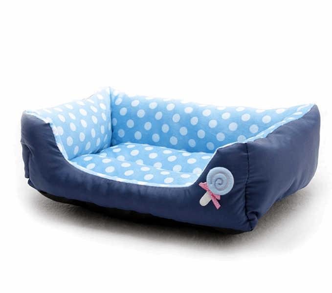 Lollipop Hundebett in Blau