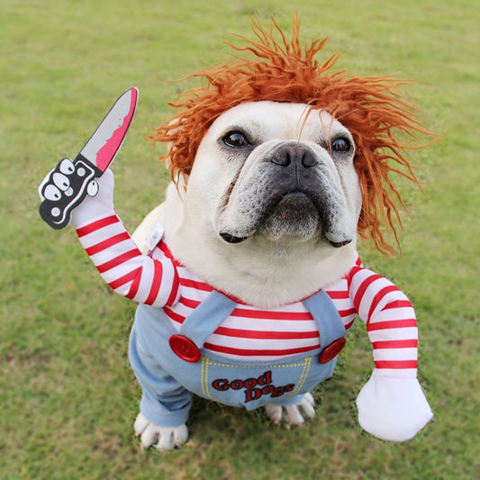 Halloween Hundekostüm Chucky