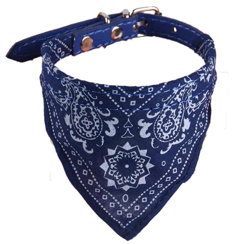 Blaues Bandana Hundehalsband