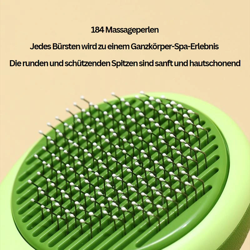 Avo-Haustierbuerste mit 184 Massageperlen