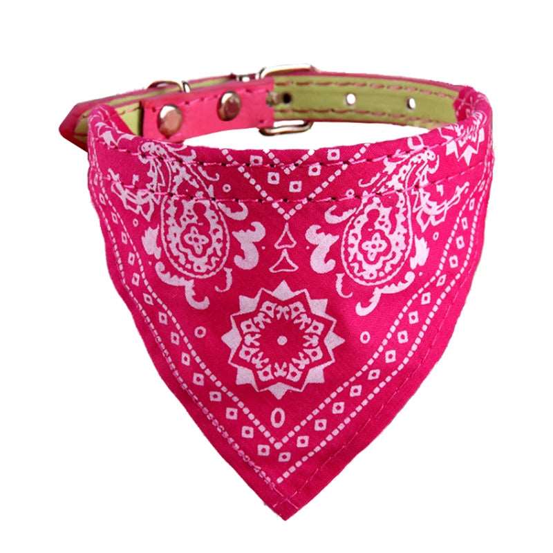 Pinkes Bandana Hundehalsband