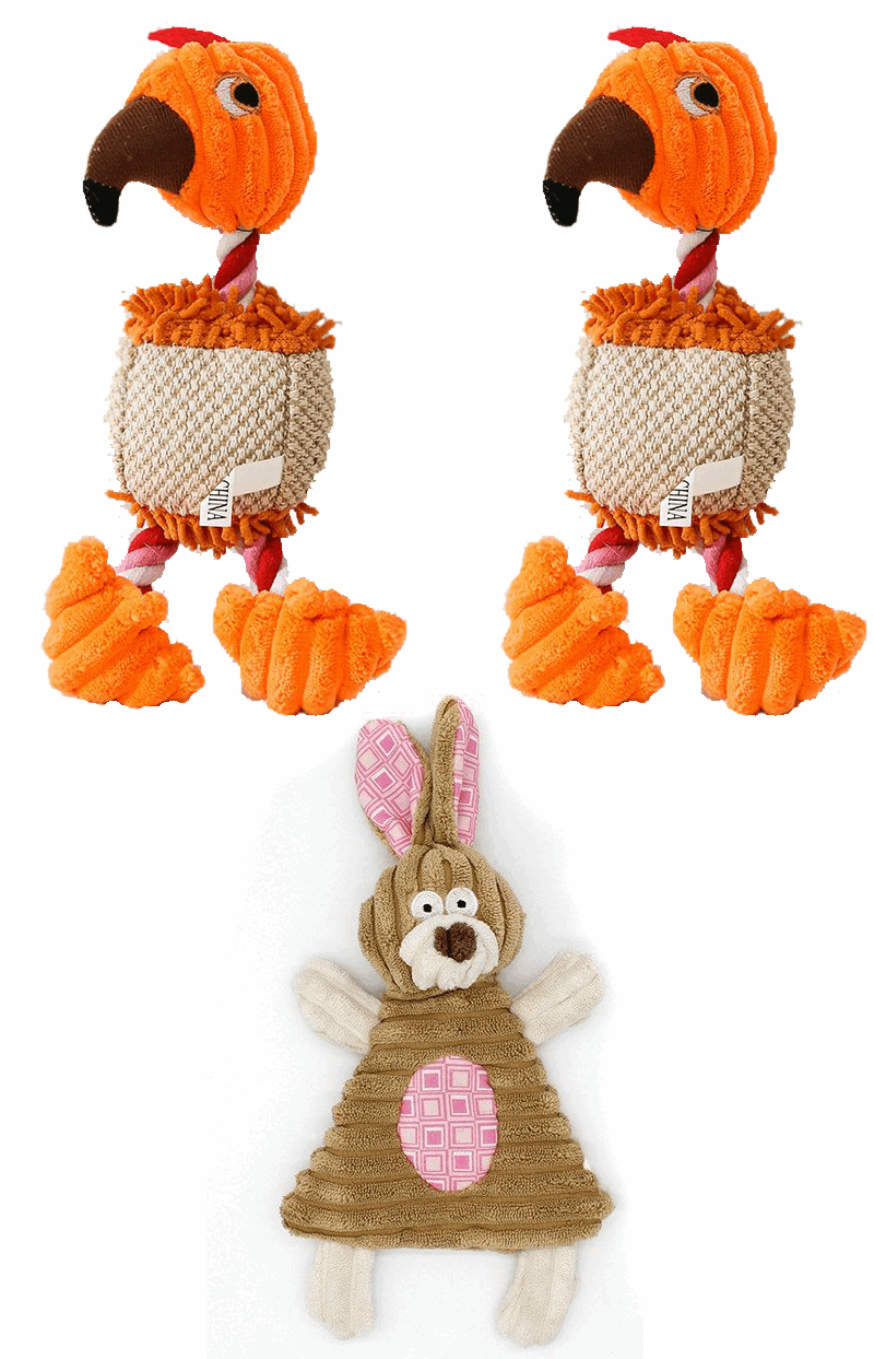 Hundekauspielzeug Sets- Lustige Tiere