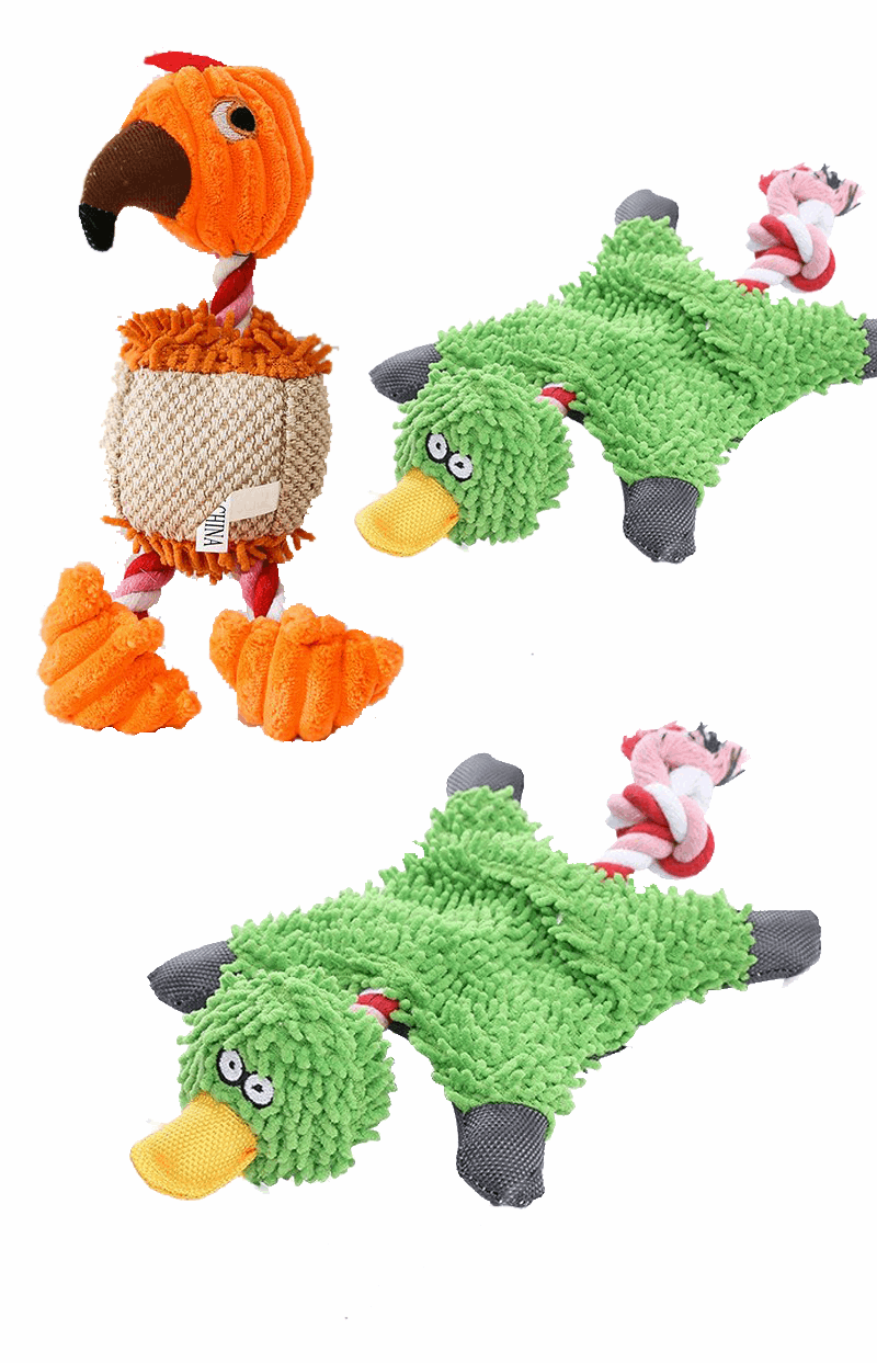 Hundekauspielzeug Sets- Lustige Tiere