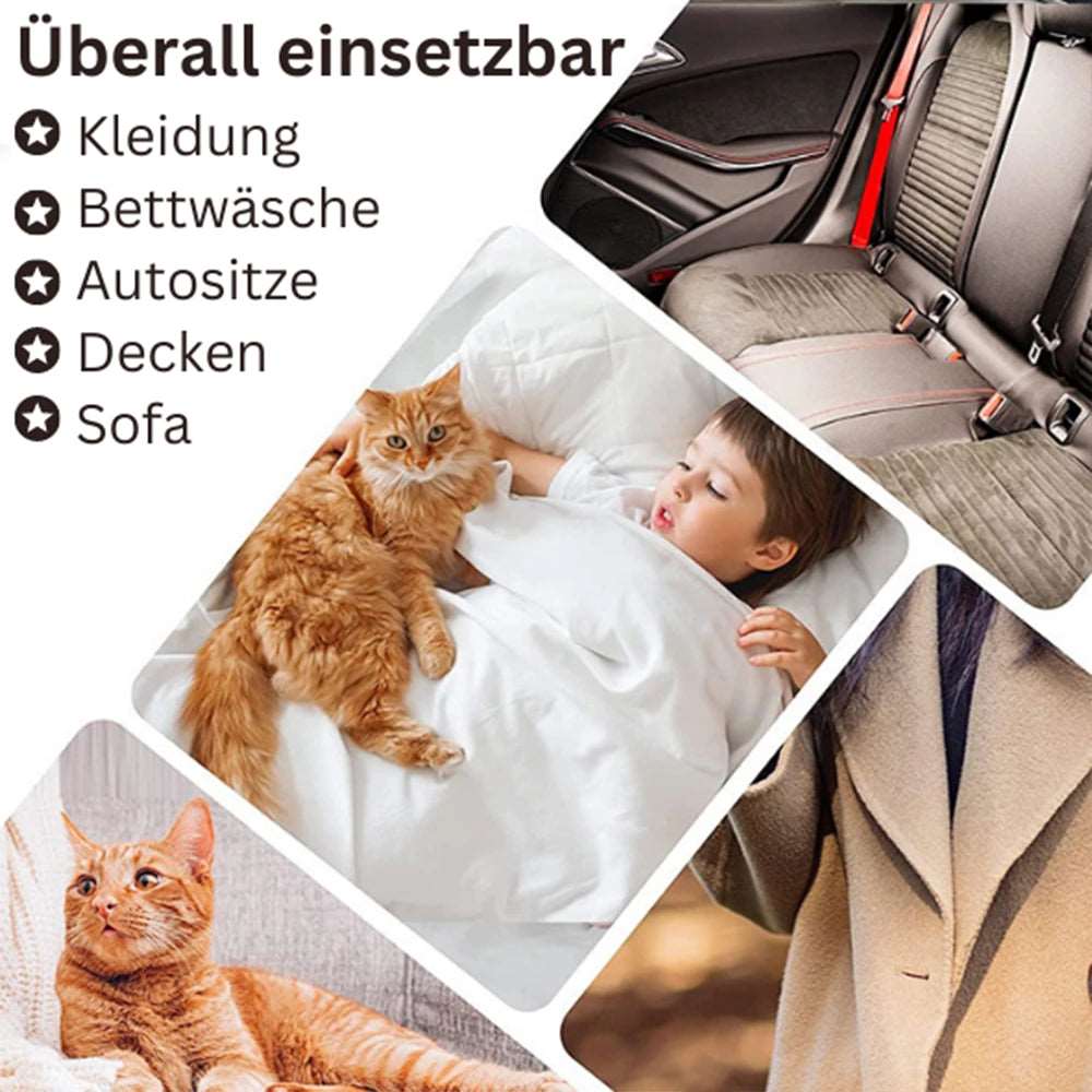 Haustier Haar- und Fusselentferner, überall einsetzbar für Kleidung, Bettwäsche, Autositze, Decken und Möbel