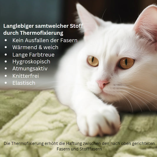 Warme plüschige Haustierdecke sanft zum Fell