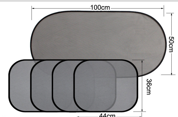Auto Sonnenschutz Set Größentabelle