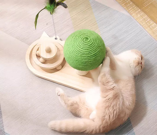 Pilzlandschaft Kratzspielzeug für Katzen