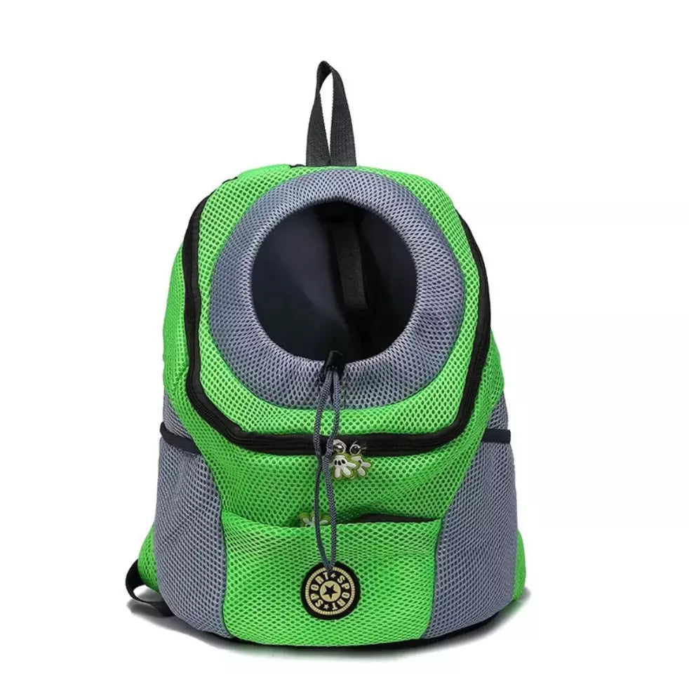 Hunderucksack in Grün
