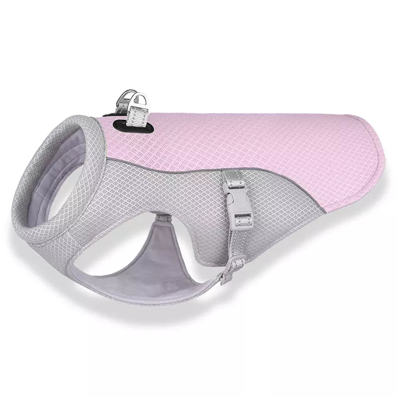Kühlende Hundeweste in Pink