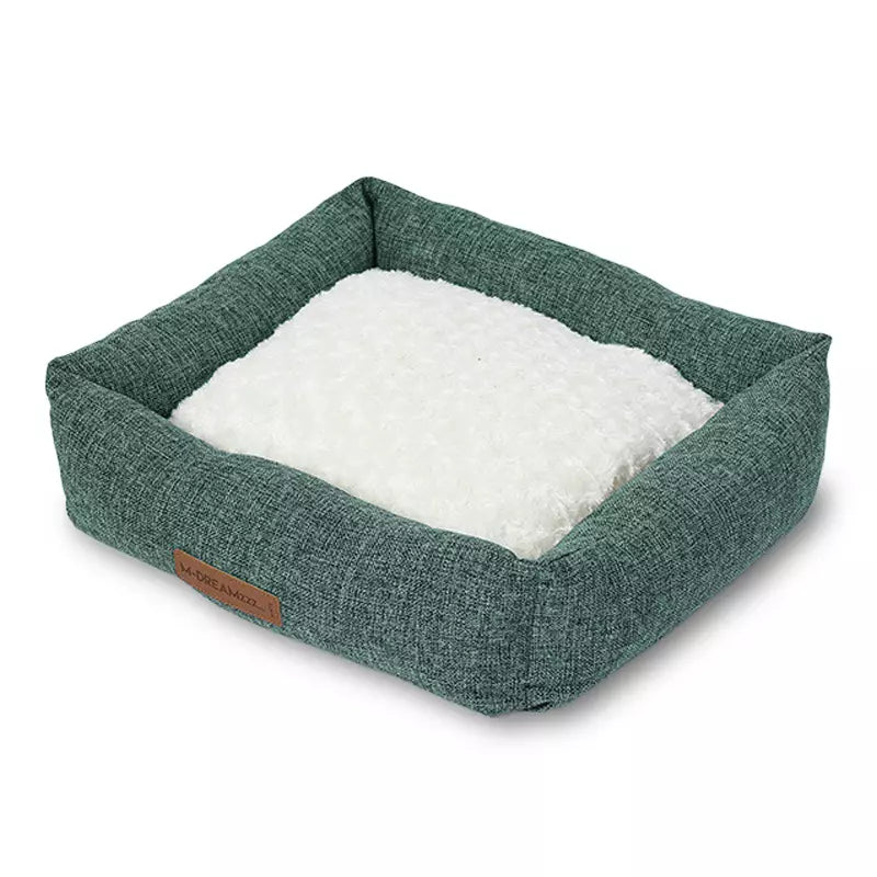 Kuscheliges Hundebett in Cyan