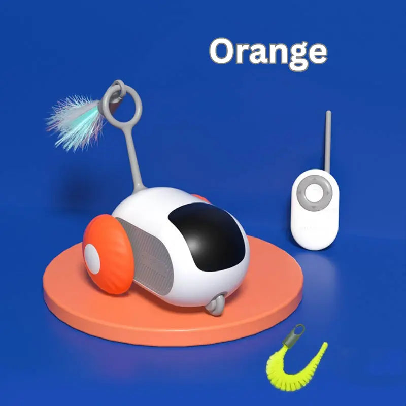 Katzenspielzeug elektrisch in Orange