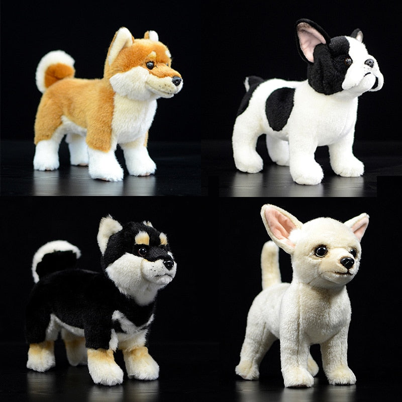 DazDrea Plüschtiere Husky | Bulldogge | Chihuahua