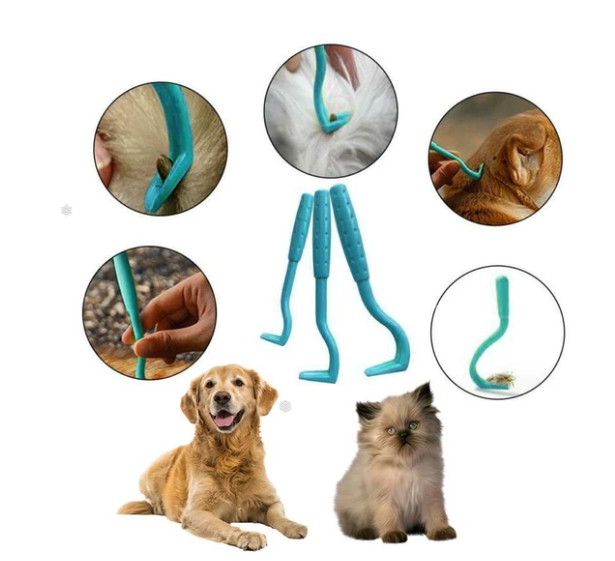 Zeckenhaken für Hunde und Katzen Verwendung