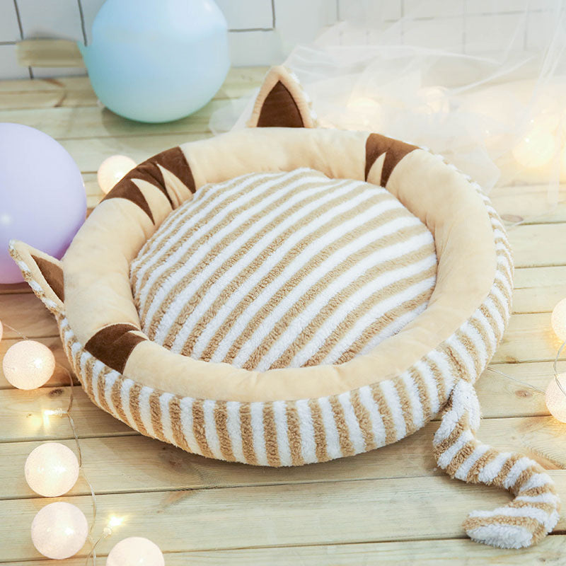 Trendiges Donut Katzenbett.