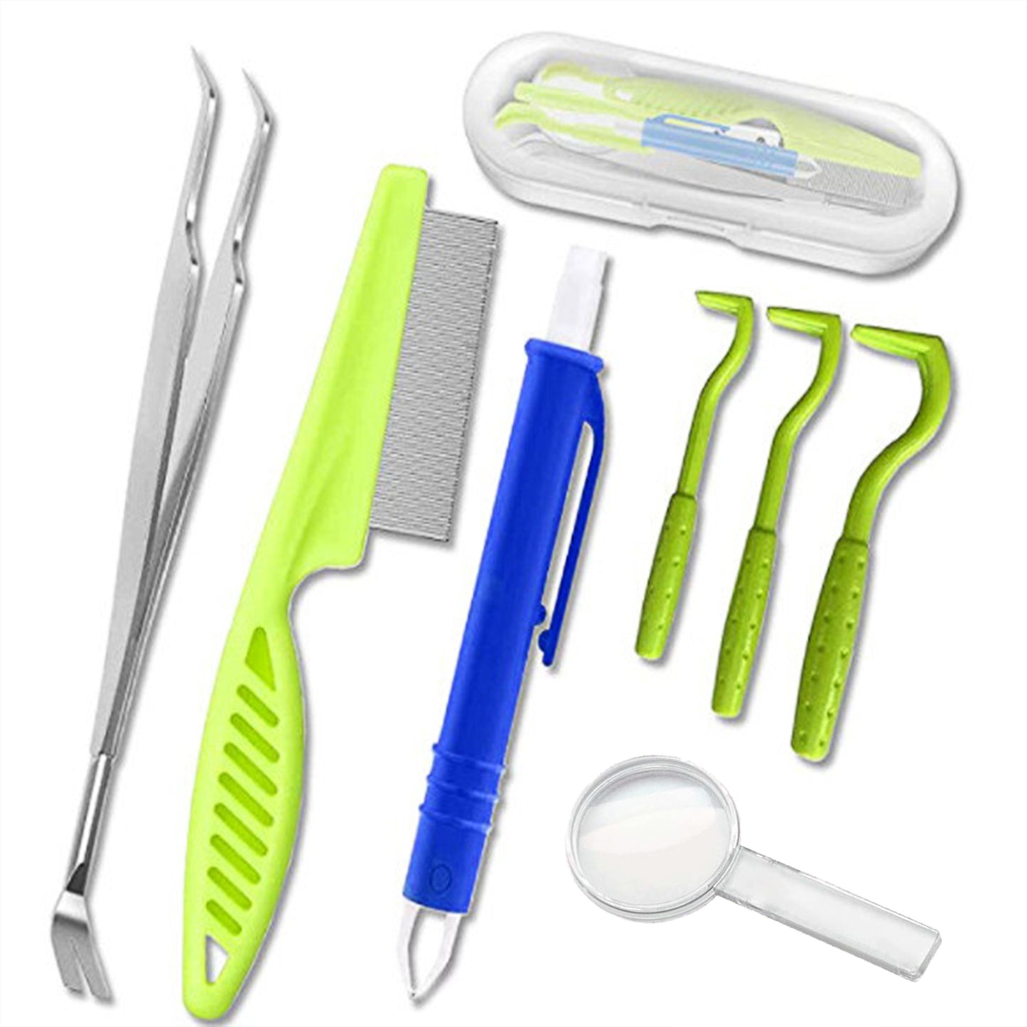 Tick and lice remover set