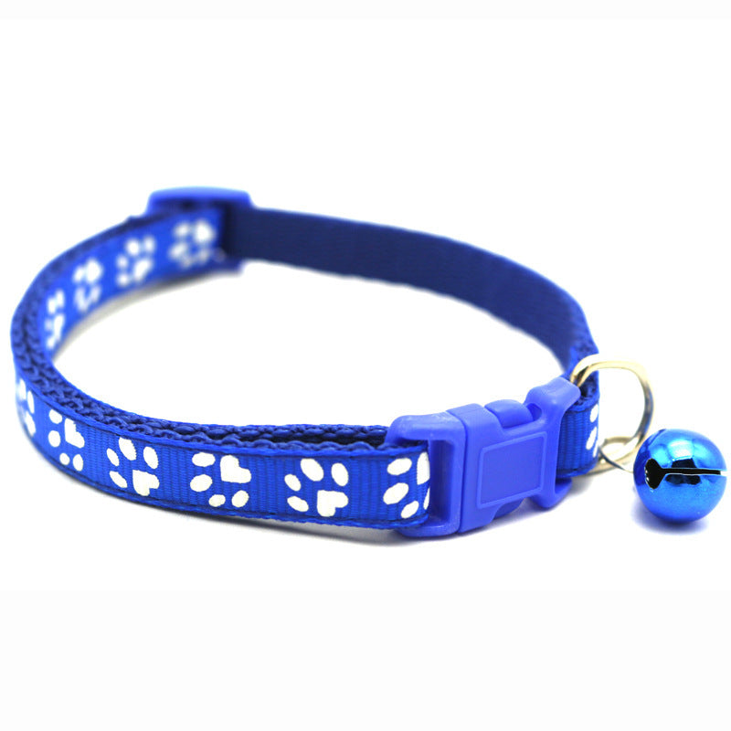 Katzenhalsband mit Glöckchen Dunkeblau
