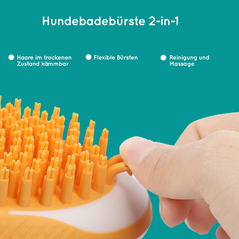 Dog bath brush 2-in-1 Pet SPA