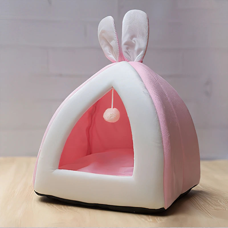 Bunny Katzenhaus in Pink
