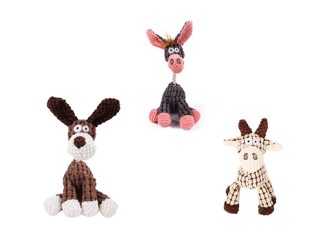 Hundekauspielzeug Sets- Lustige Tiere