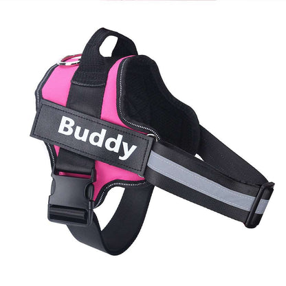 Personalisierbares Hundegeschirr in Pink