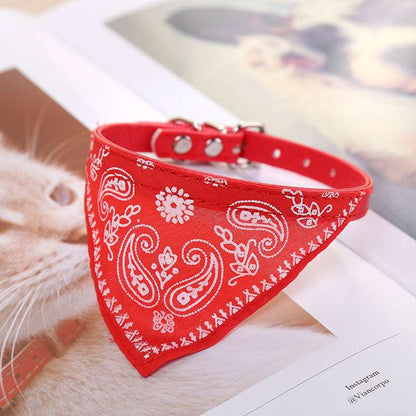 Hunde Bandana Halsband in Rot