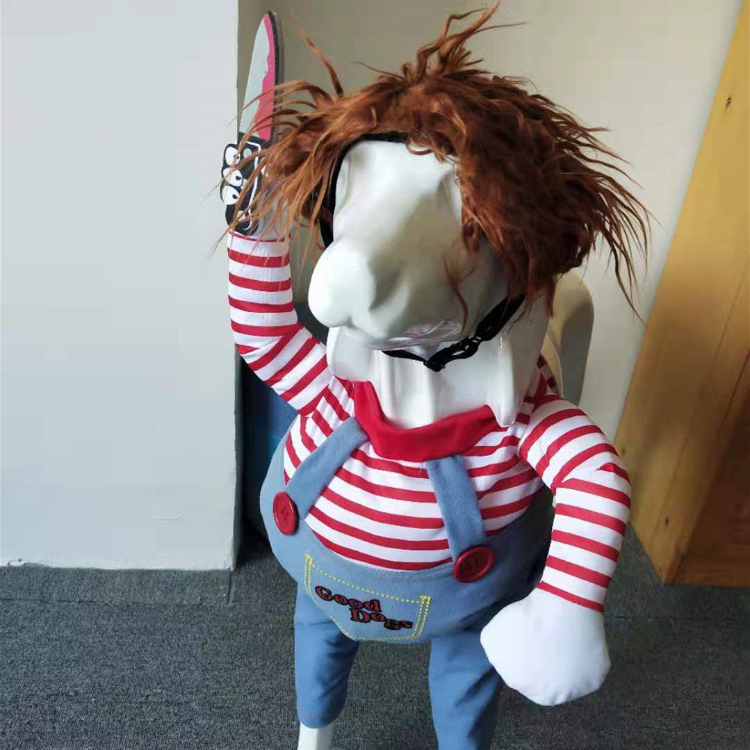 Halloween Hundekostüm Chucky