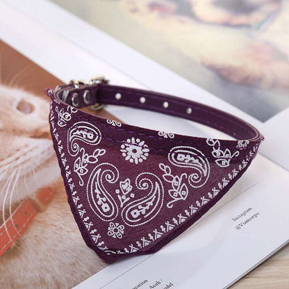 Hunde Bandana Halsband in Lila