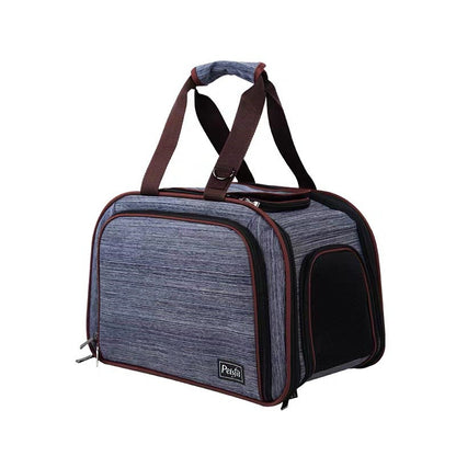 Großräumige Hundereisetasche mit Handschlaufen