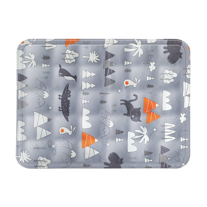 Hundehühlmatte mit Zooaufdruck