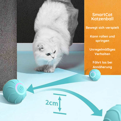Automatischer Katzenball weckt Jagdinstinkt