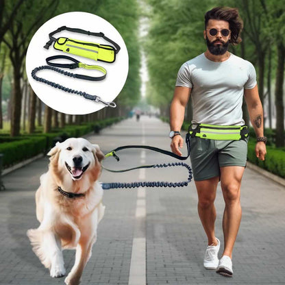 Handfreie Hundeleine mit Tasche V2