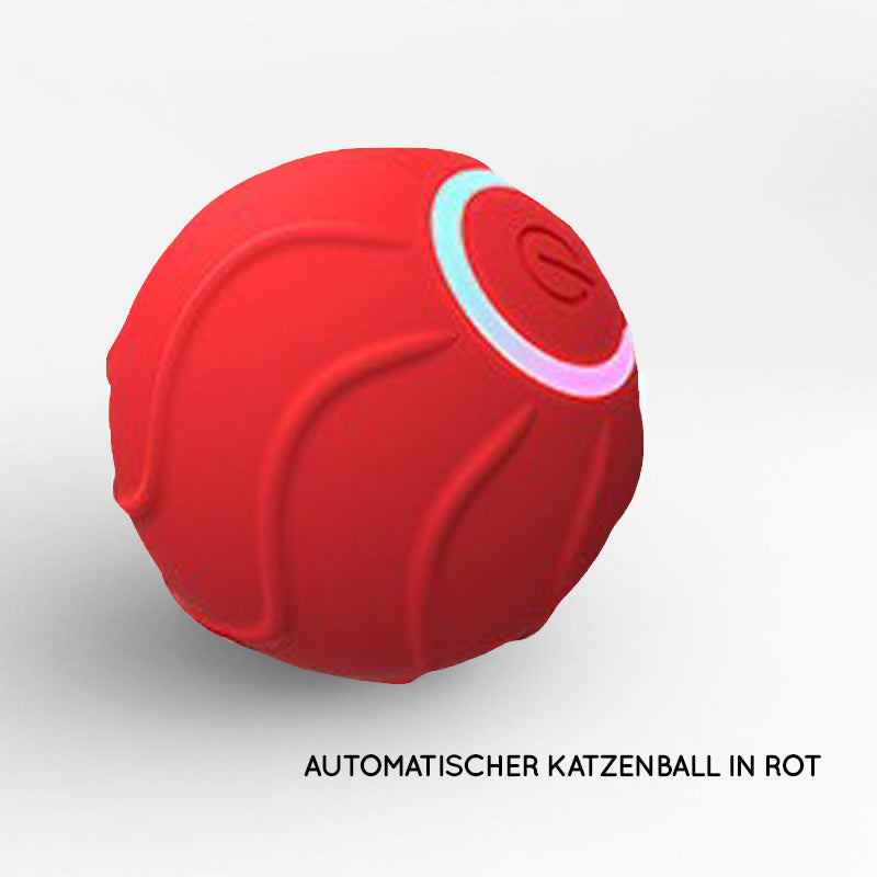 elektrischer Katzenball in Rot