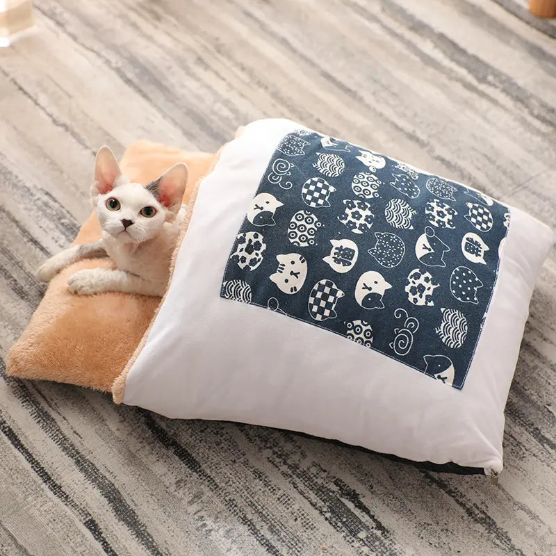    Katzenbett Schlafsack trendig