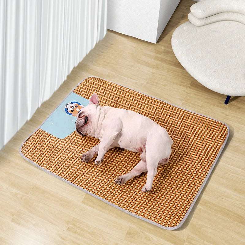 Hundekühlmatte mit Hund