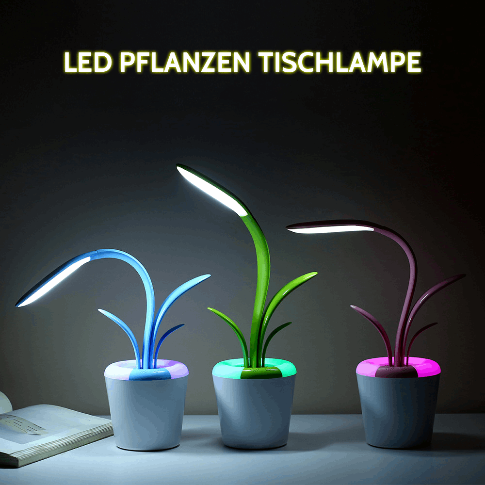       LED Pflanzen Tischlampe mit Akku Outdoor