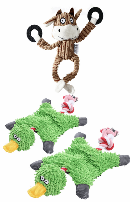 Hundekauspielzeug Sets- Lustige Tiere