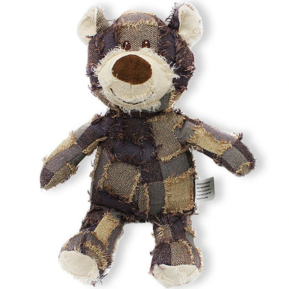Hundespielzeug quietsche Teddy in Lila