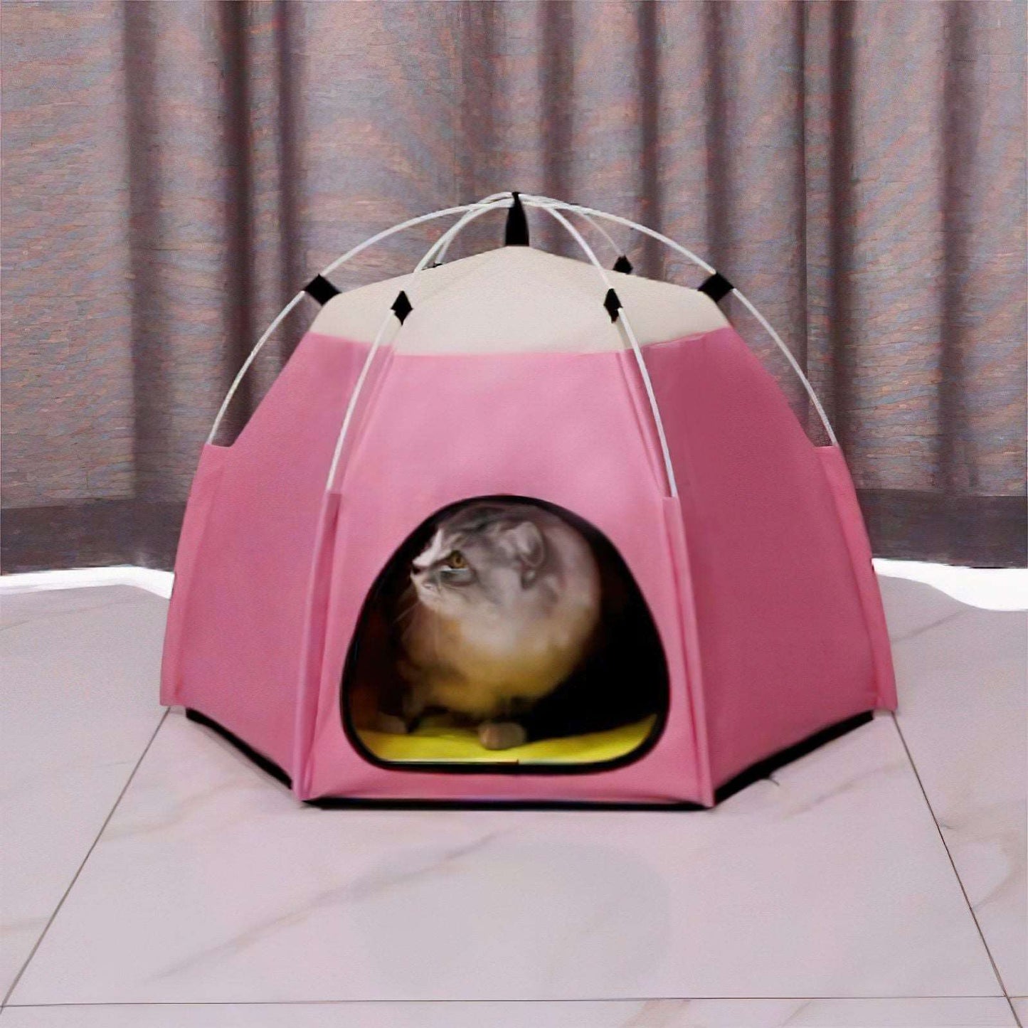 Katzen-Campingzelt pink