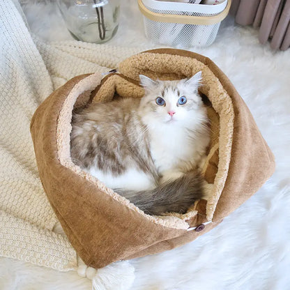 Winter Katzennest fuer Geborgenheit