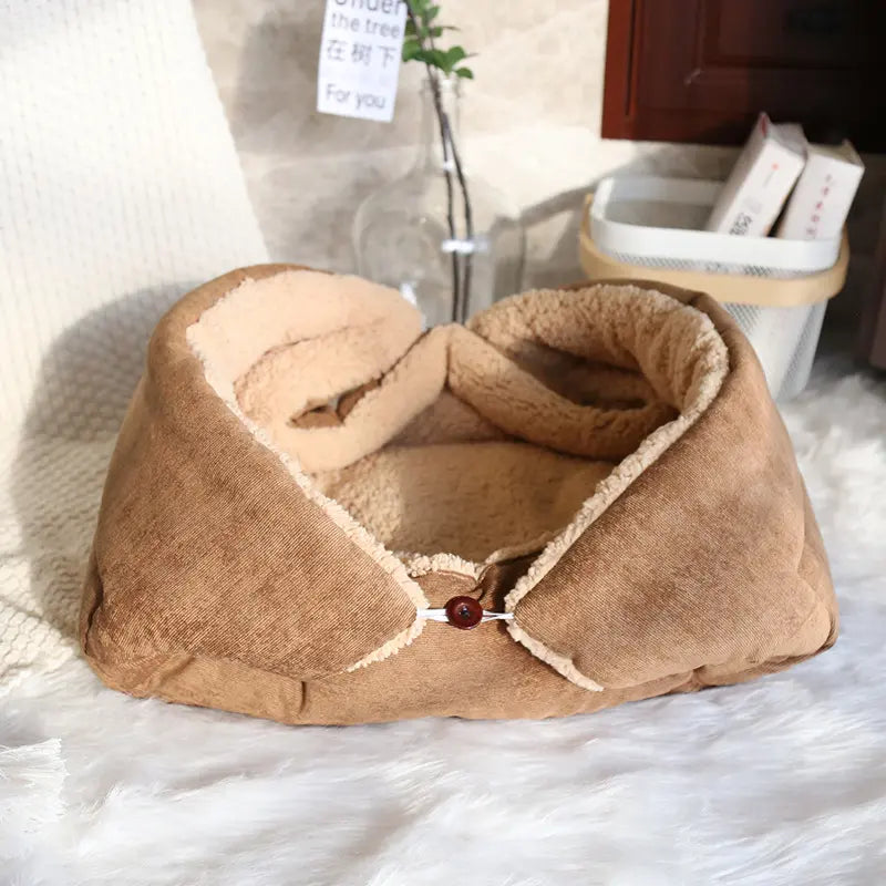 Winter Katzennest aprikot