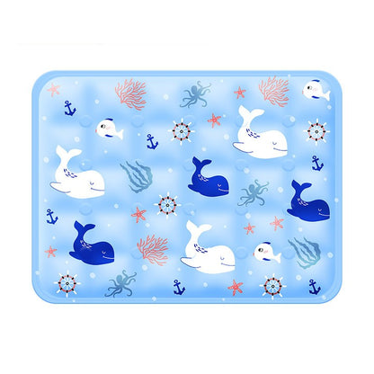 Kühlmatte mit Unterwasserweltaufdruck