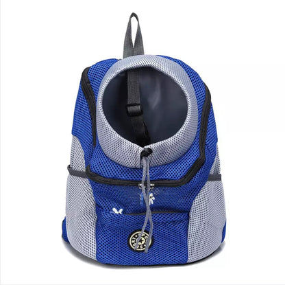 Hunderucksack in Blau