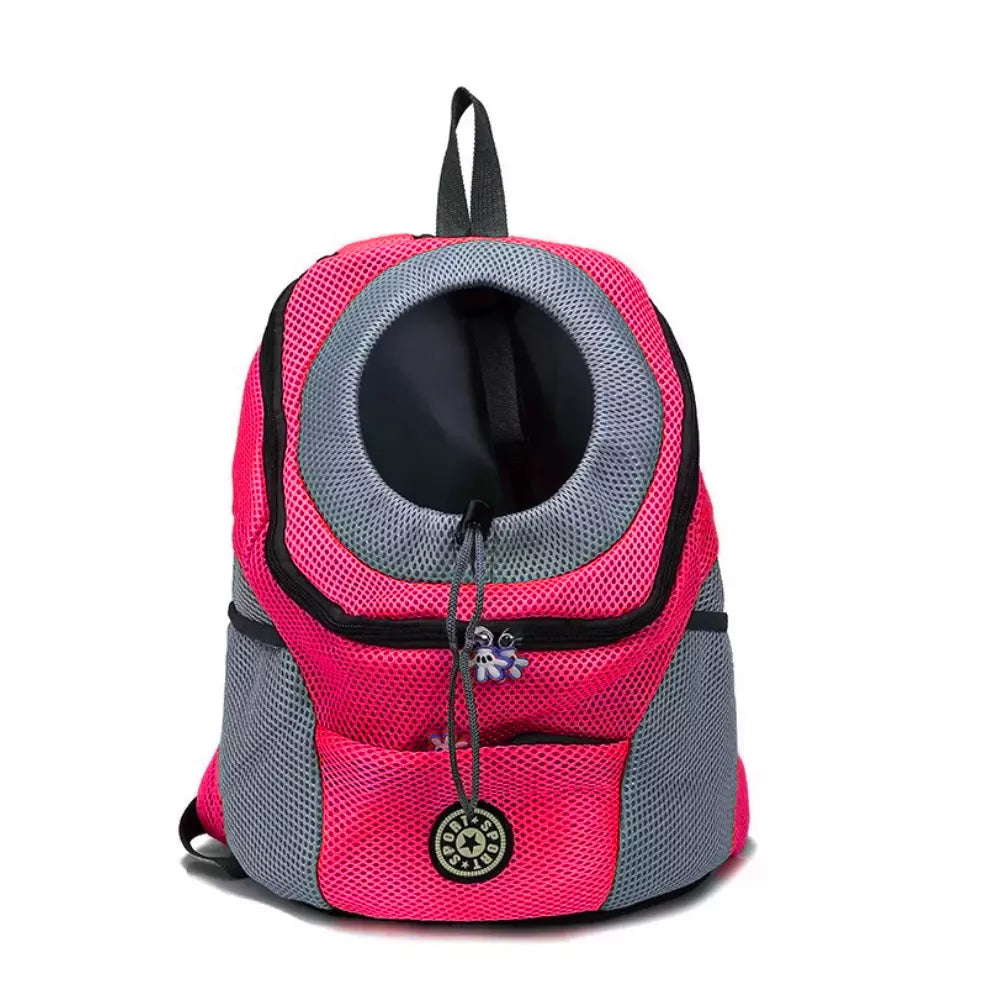 Hunderucksack in Pink