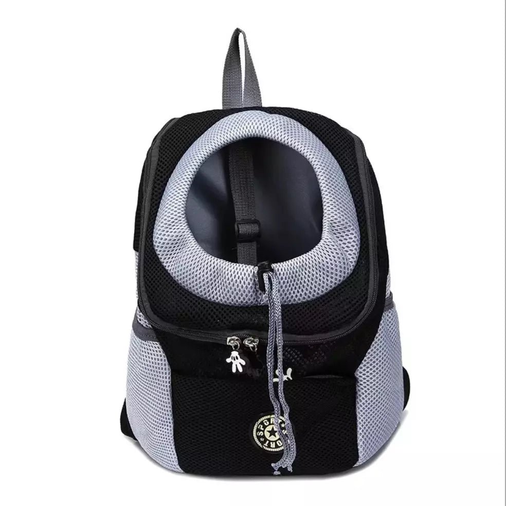 Hunderucksack in Schwarz